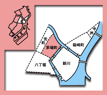 日本橋茅場町の地図