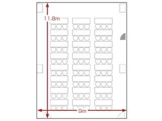 大会議室（日本橋清心丹）の図面