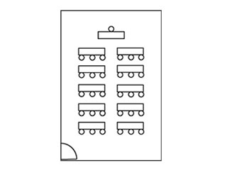 411（東京八重洲ホール）の図面